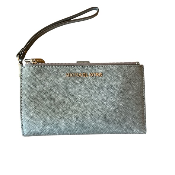 Michael Kors Charcoal Zip Wallet - Picture 2 of 12